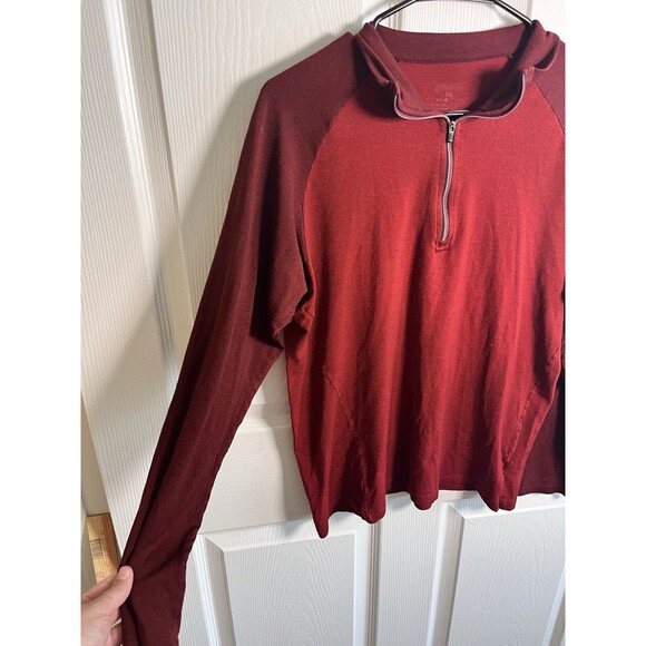 Patagonia Capilene 2 1/4 Zip Lightweight Thermal Shirt Men’s M Running Hiking - Picture 3 of 8